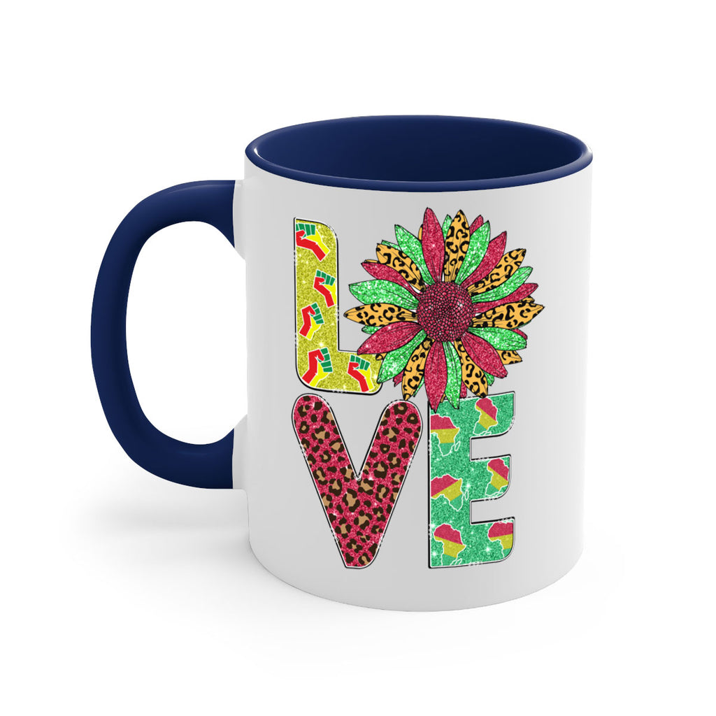 Love Juneteenth Day Fist Sunflower Png 7#- juneteenth-Mug / Coffee Cup