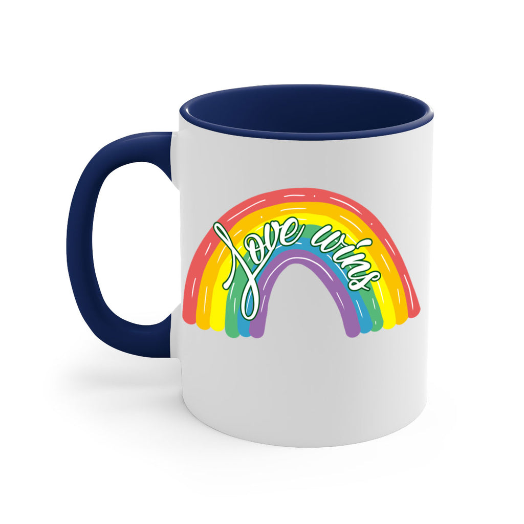 Love Wins Rainbow Lgbt Pride Png 28#- lgbt-Mug / Coffee Cup