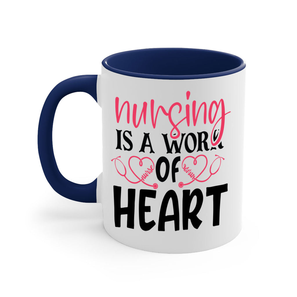 Nursing is a work of heart Style Style 70#- nurse-Mug / Coffee Cup