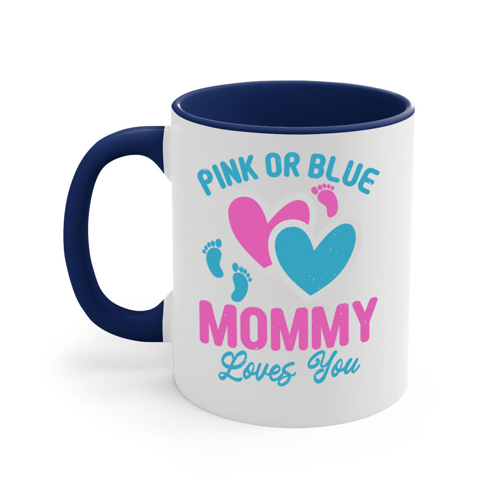 Pink or blue mommy loves you Style 180#- baby2-Mug / Coffee Cup