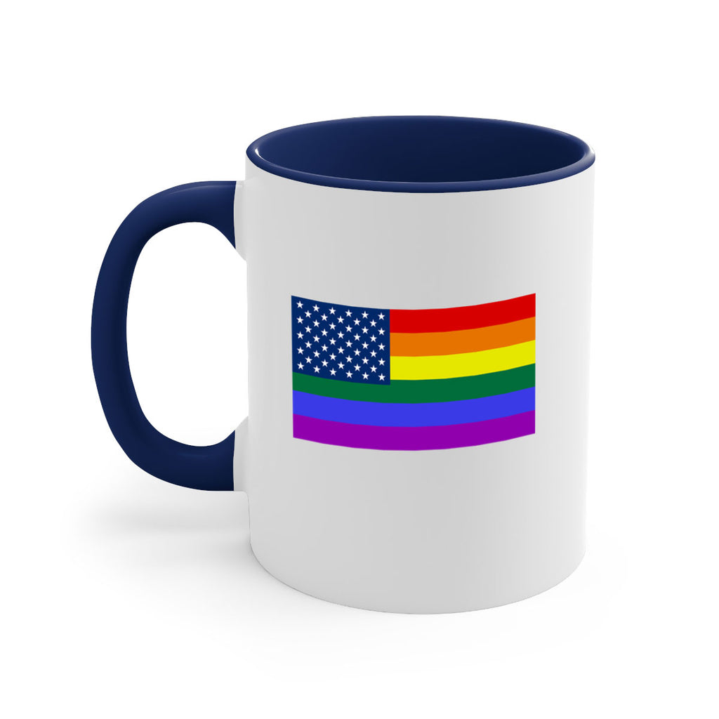 Rainbow american flag 11#- lgbt-Mug / Coffee Cup