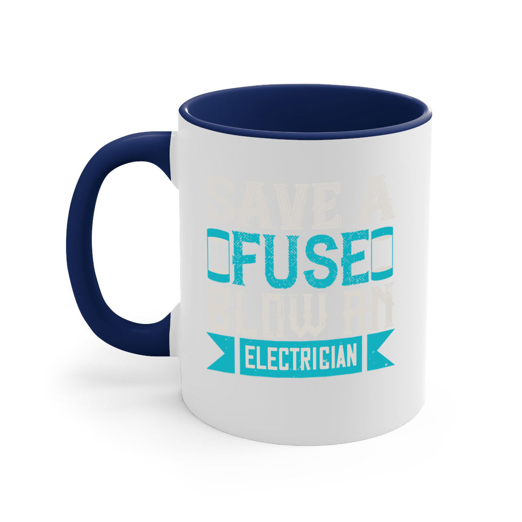 Save a fuse below an electrician Style 14#- electrician-Mug / Coffee Cup