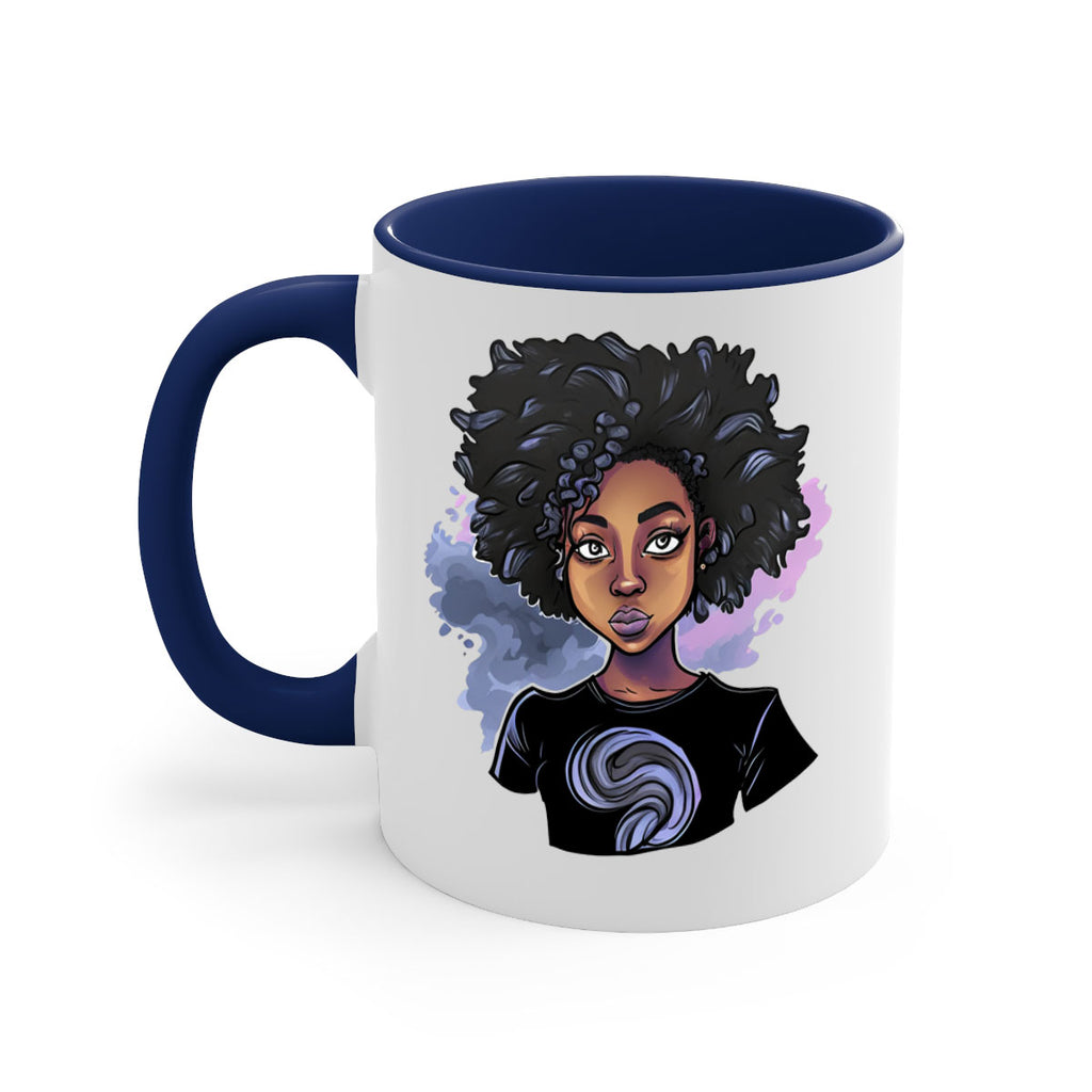 Sparkling Black Girl Design 1#- Black women - Girls-Mug / Coffee Cup