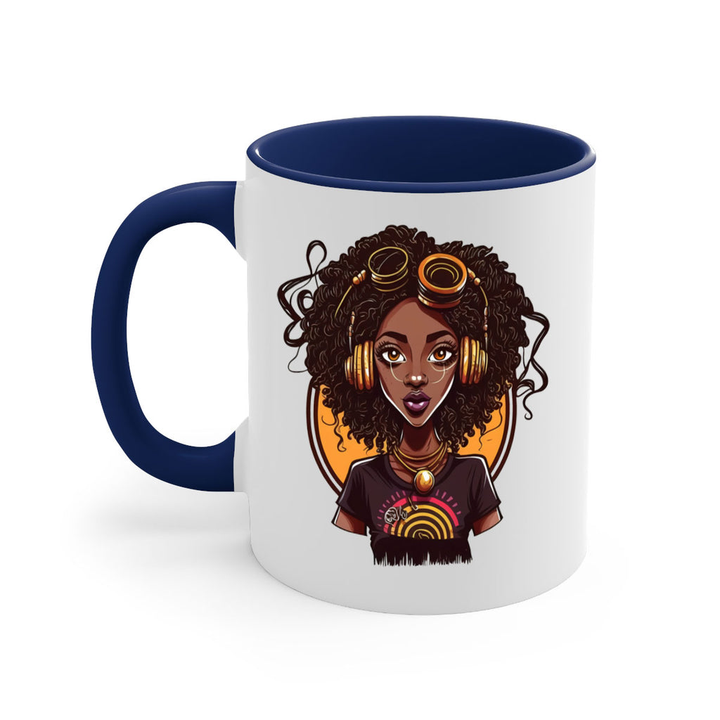 Sparkling Black Girl Design 5#- Black women - Girls-Mug / Coffee Cup