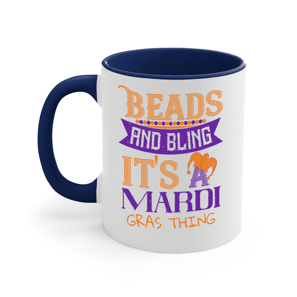 beads and bling its a mardi gras thing 51#- mardi gras-Mug / Coffee Cup