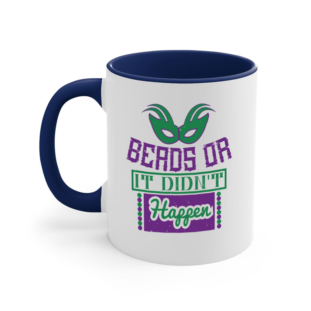 beads or it didnt happen 27#- mardi gras-Mug / Coffee Cup