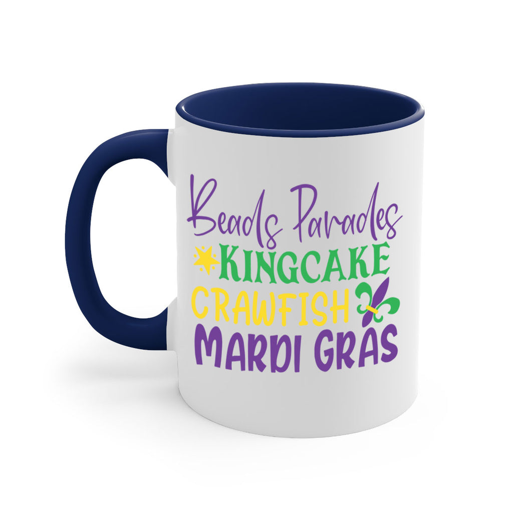 beads parades kingcake crawfish mardi gras 85#- mardi gras-Mug / Coffee Cup