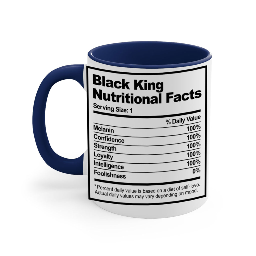 black king nutritional facts 231#- black words - phrases-Mug / Coffee Cup