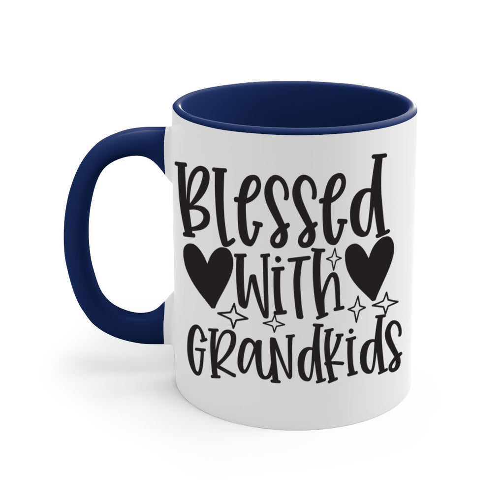 blessed with grandkids 415#- mom-Mug / Coffee Cup