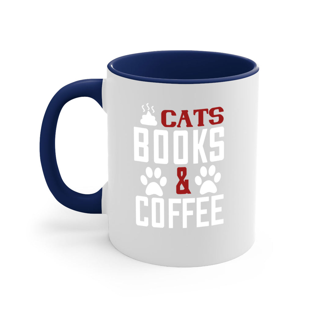 cats books and coffee Style 38#- cat-Mug / Coffee Cup