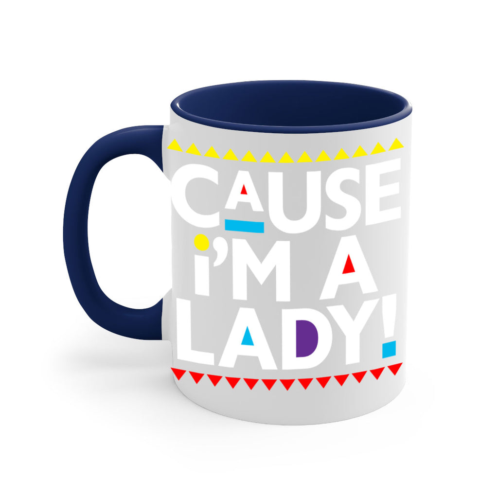 causeimalady 189#- black words - phrases-Mug / Coffee Cup