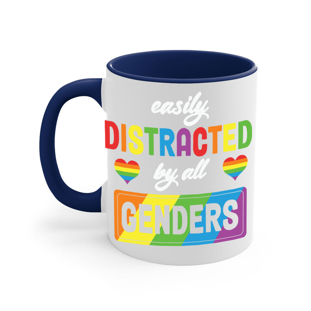 easily distracted by all genders lgbt 142#- lgbt-Mug / Coffee Cup
