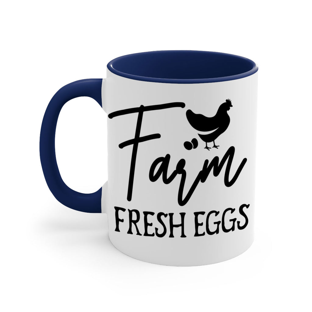 farm fresh eggs design 104#- kitchen-Mug / Coffee Cup