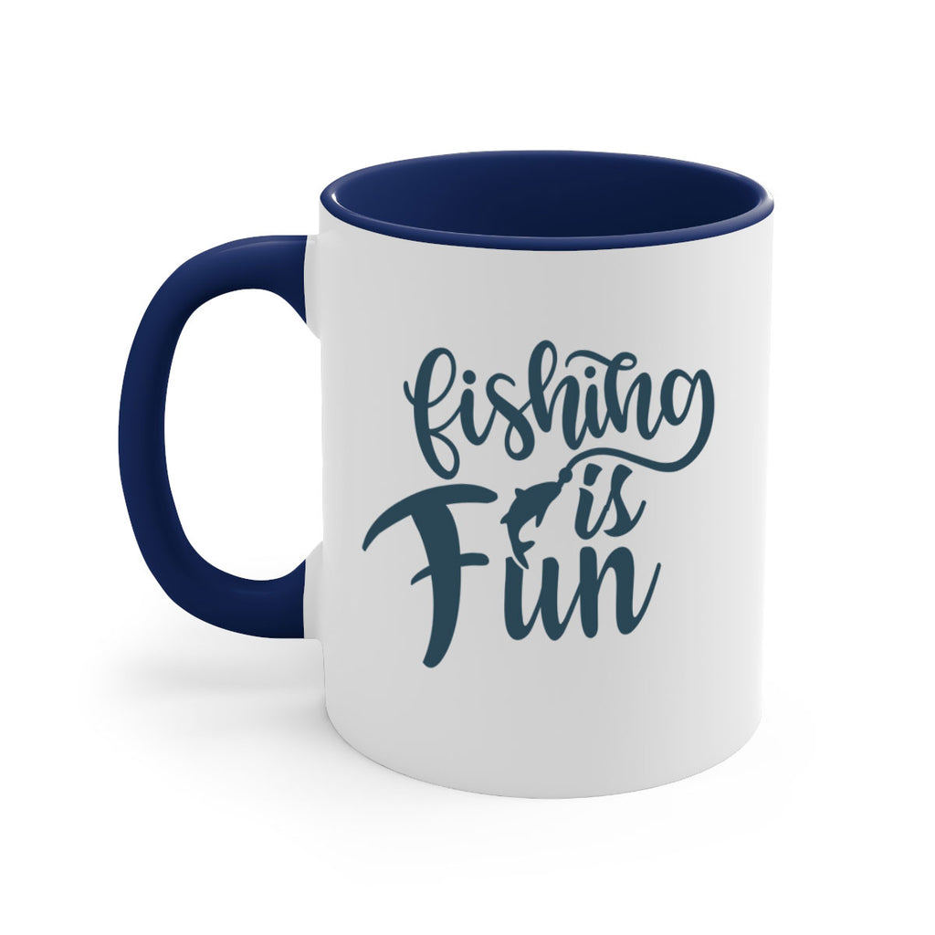 fishing is fun 147#- fishing-Mug / Coffee Cup