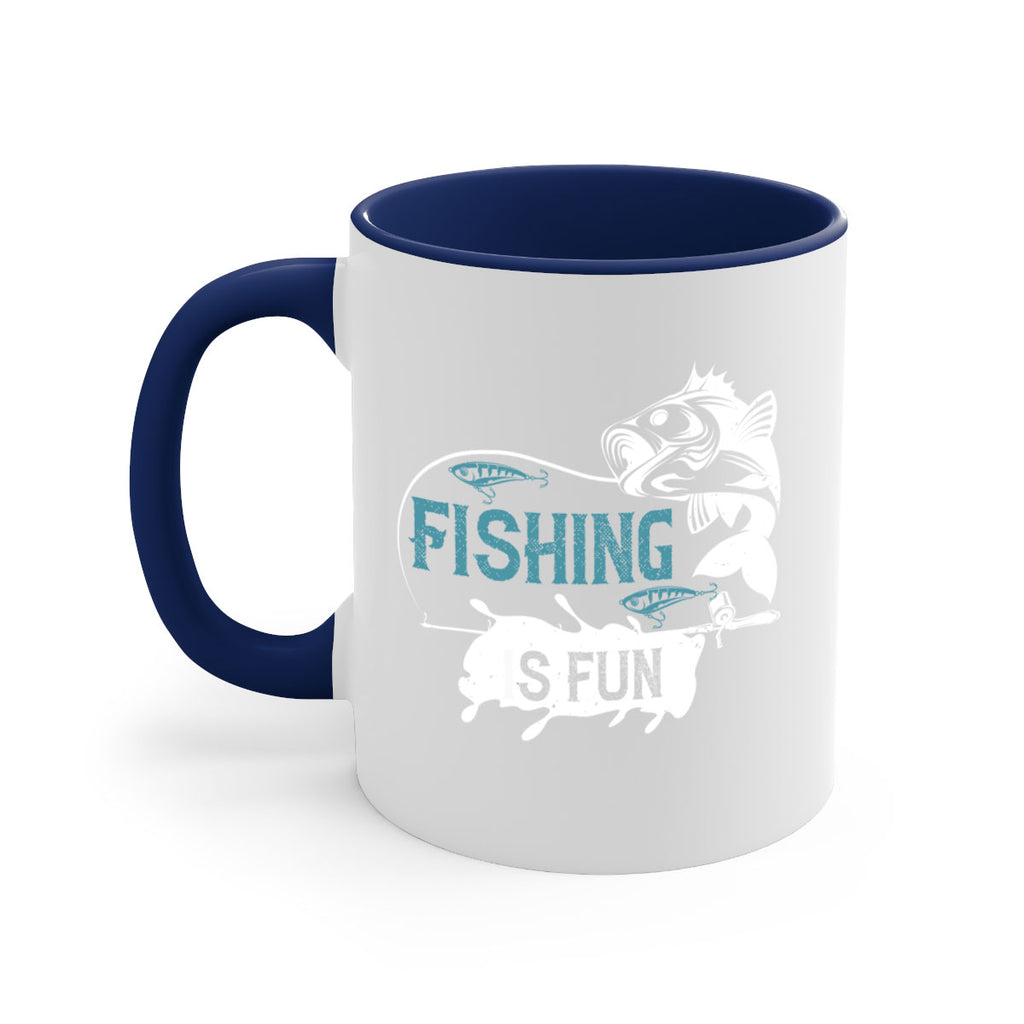 fishing is fun 274#- fishing-Mug / Coffee Cup