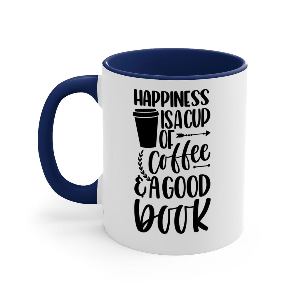 happiness is a cup of coffee 39#- Reading - Books-Mug / Coffee Cup
