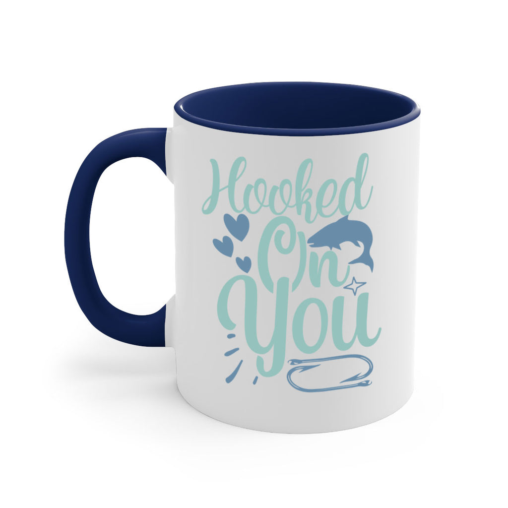 hooked on you 215#- fishing-Mug / Coffee Cup