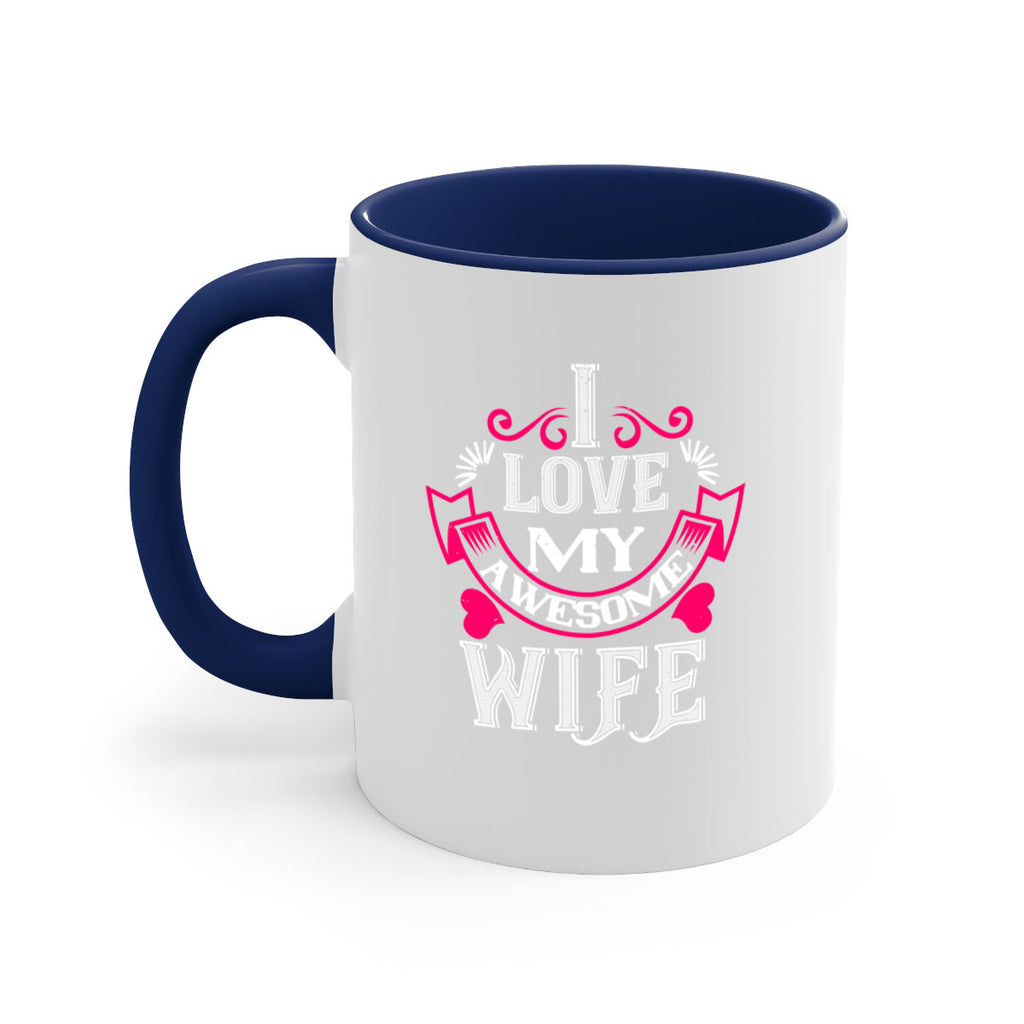 i love my awesome wife 55#- valentines day-Mug / Coffee Cup