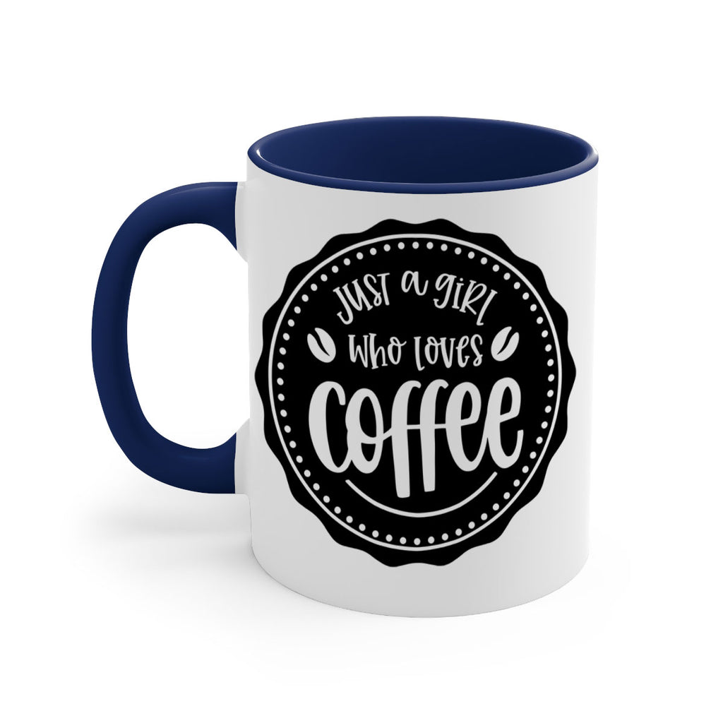 just a girl who loves coffee 85#- coffee-Mug / Coffee Cup