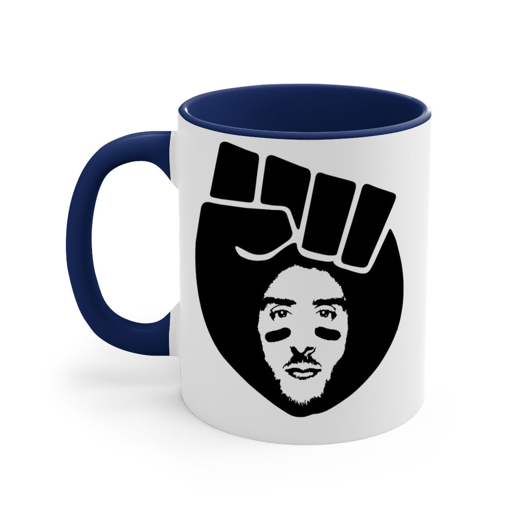 kaepernick fist hair 22#- Black men - Boys-Mug / Coffee Cup