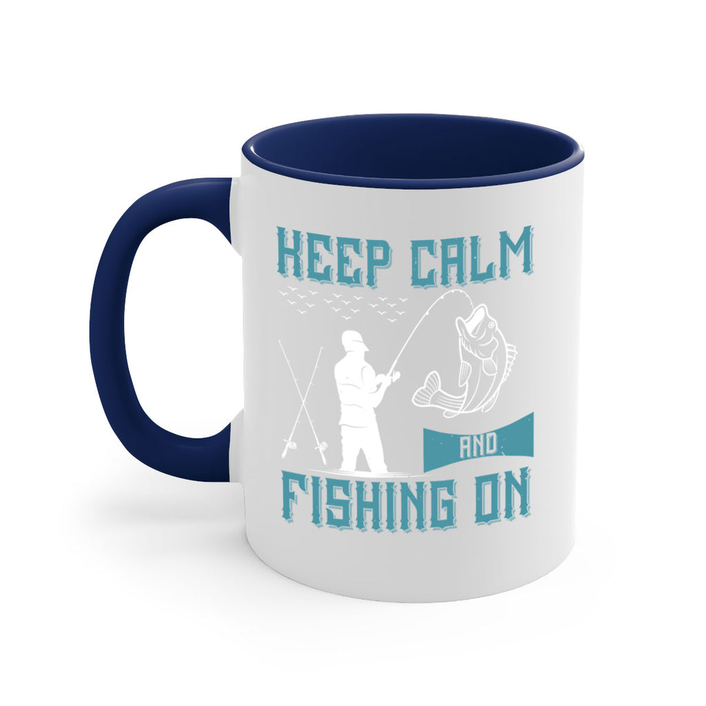 keep calm and fishing on 248#- fishing-Mug / Coffee Cup