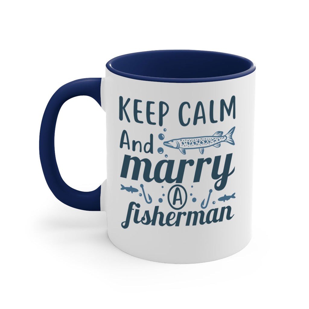keep calm and merry 66#- fishing-Mug / Coffee Cup