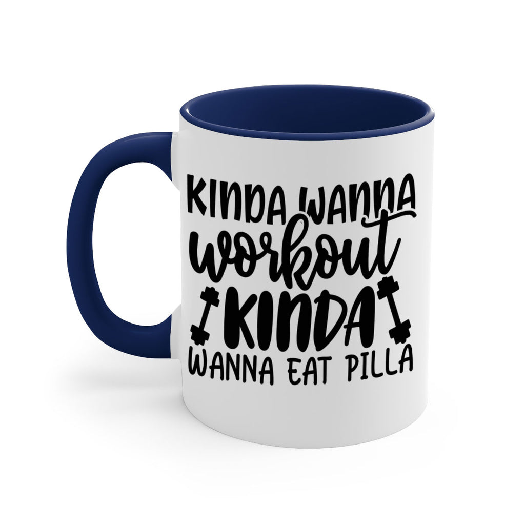 kinda wanna workout kinda wanna eat pilla 37#- gym-Mug / Coffee Cup