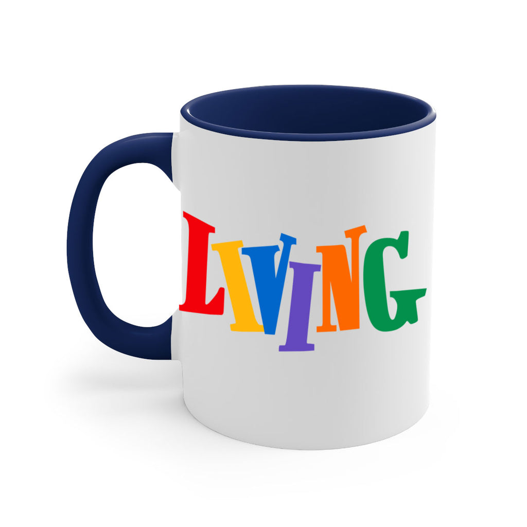 living  99#- black words - phrases-Mug / Coffee Cup