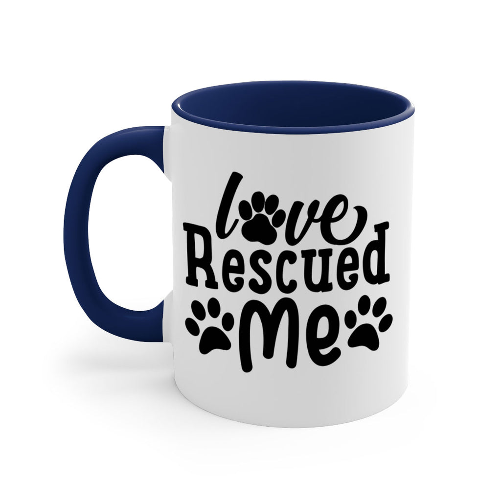 love rescued me Style 72#- Dog-Mug / Coffee Cup