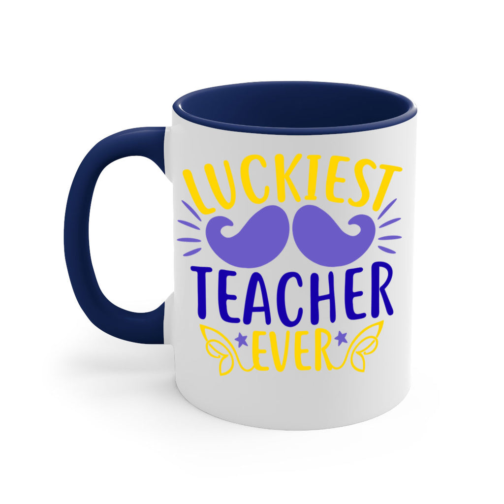 luckiest teacher ever 12#- mardi gras-Mug / Coffee Cup