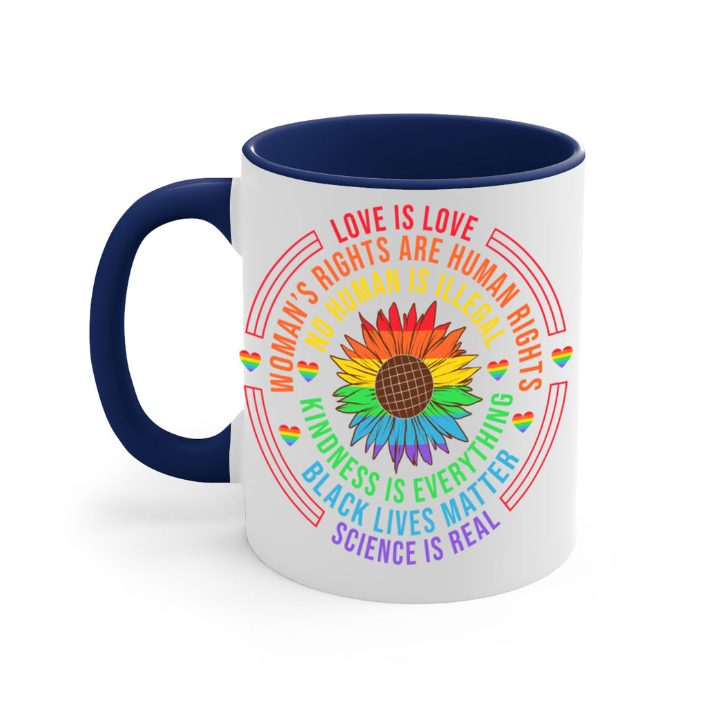 rainbow lgbt pride flower lgbt 27#- lgbt-Mug / Coffee Cup
