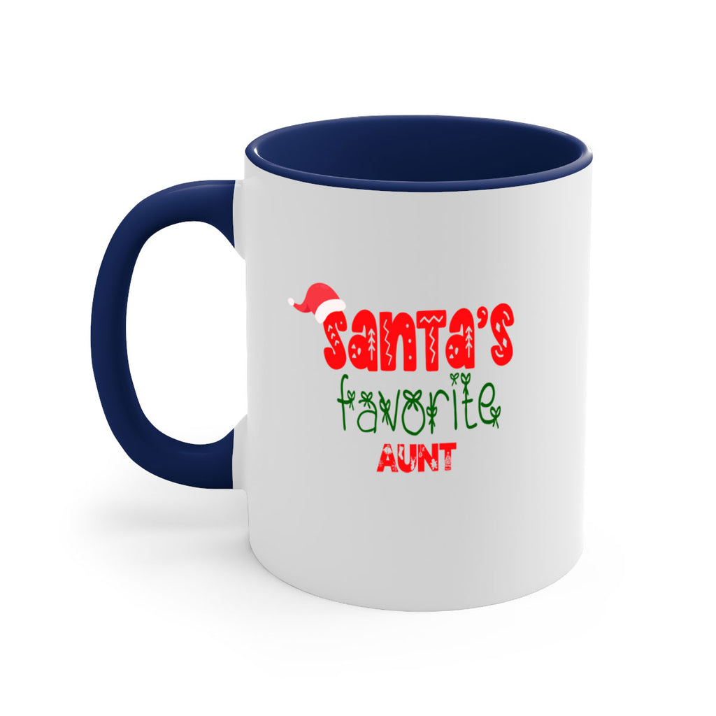 santas favorite aunt style 666#- christmas-Mug / Coffee Cup