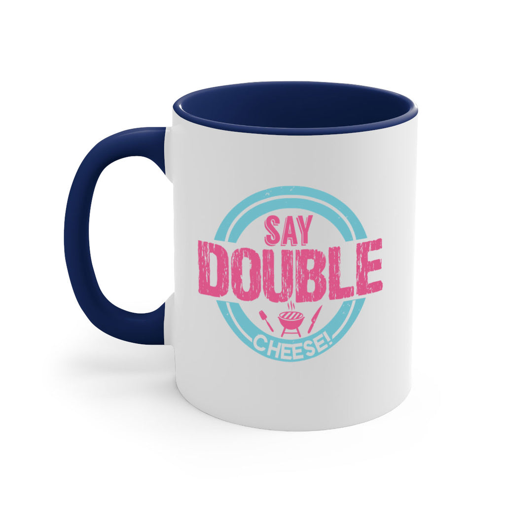 say double cheese 14#- bbq-Mug / Coffee Cup
