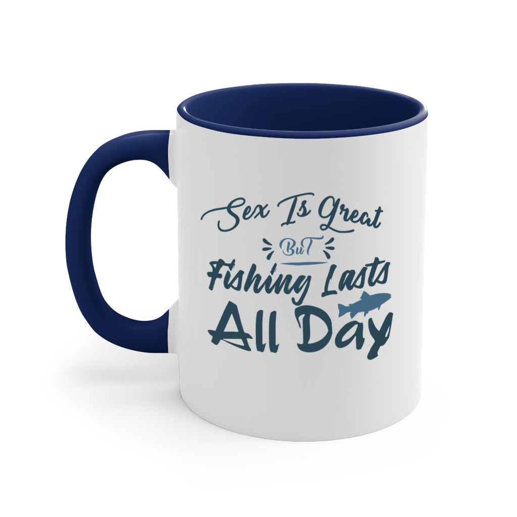 sex is great but 40#- fishing-Mug / Coffee Cup