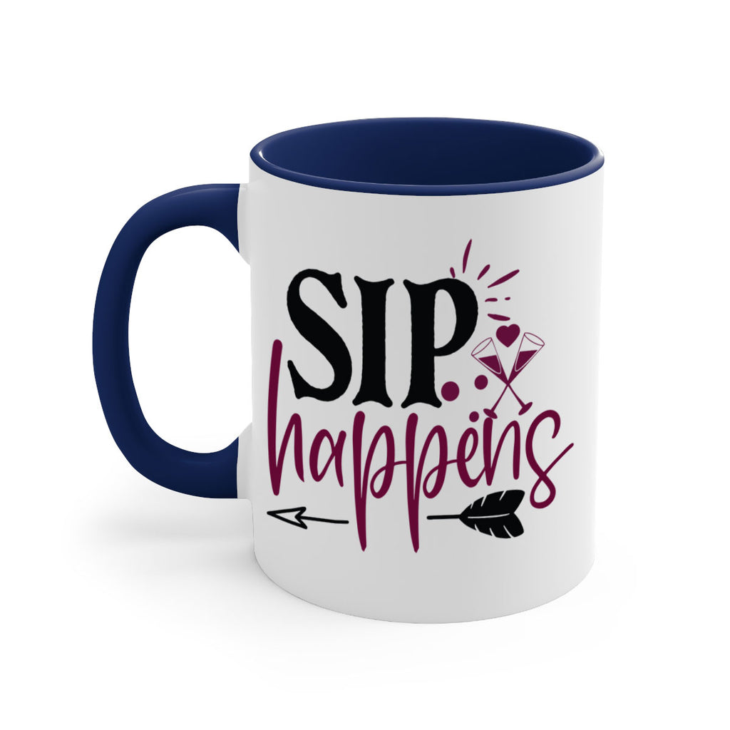 sip happens 164#- wine-Mug / Coffee Cup