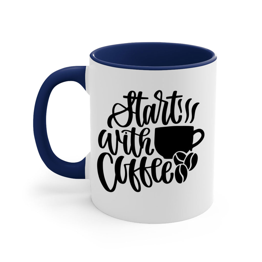 start with coffee 33#- coffee-Mug / Coffee Cup