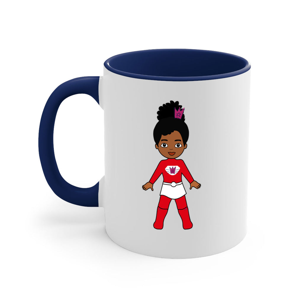 super kids girl 5#- Black women - Girls-Mug / Coffee Cup