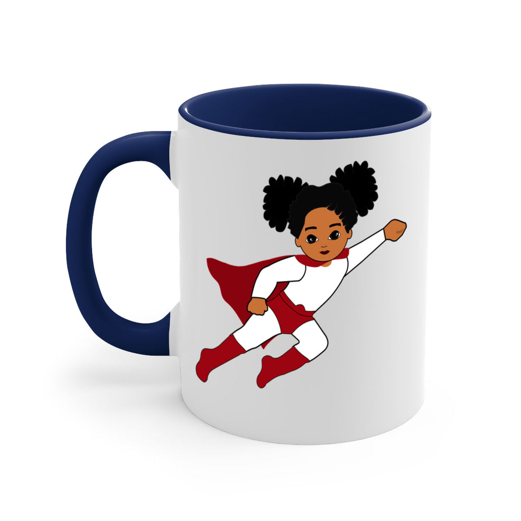 super kids girl 6#- Black women - Girls-Mug / Coffee Cup