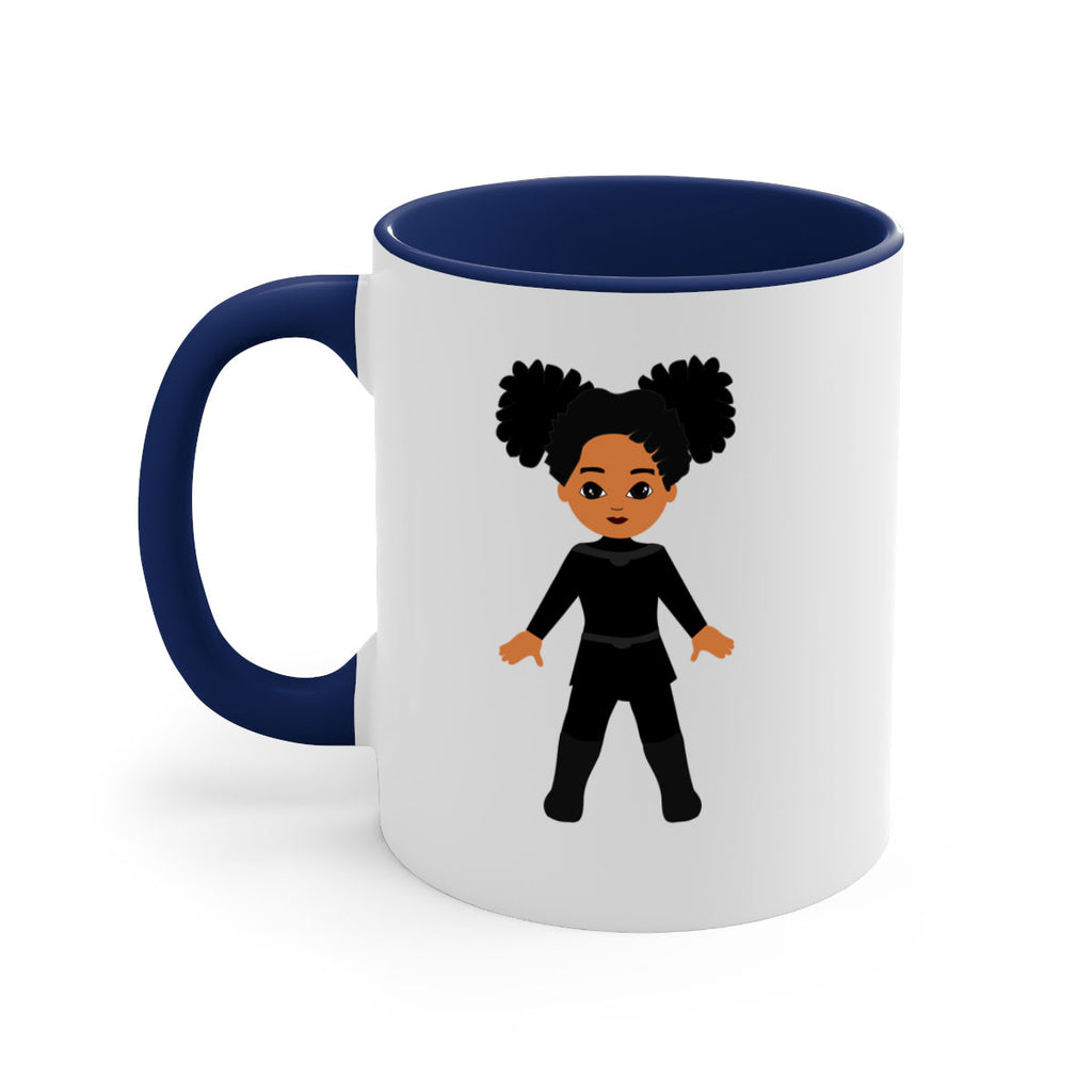 super kids girl 8#- Black women - Girls-Mug / Coffee Cup