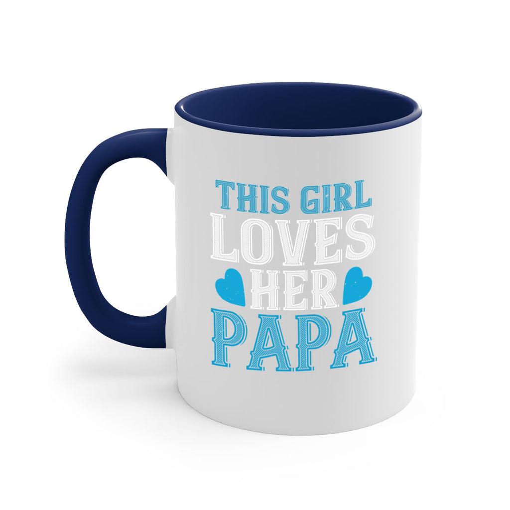 this girl loves her papa 3#- grandpa-Mug / Coffee Cup