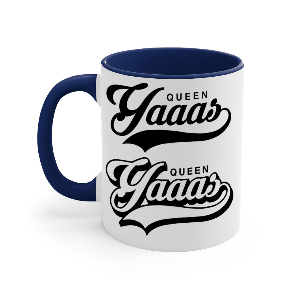 yaaas queen script 6#- black words - phrases-Mug / Coffee Cup