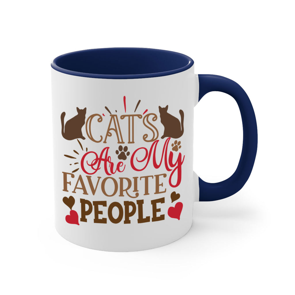 Cats Are My Favorite People Style 8#- cat-Mug / Coffee Cup