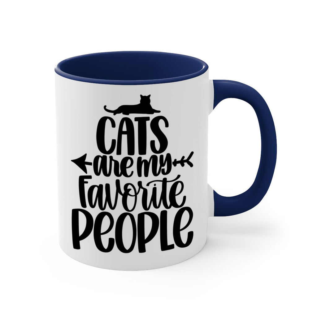 Cats Are My Favorite People Style 90#- cat-Mug / Coffee Cup