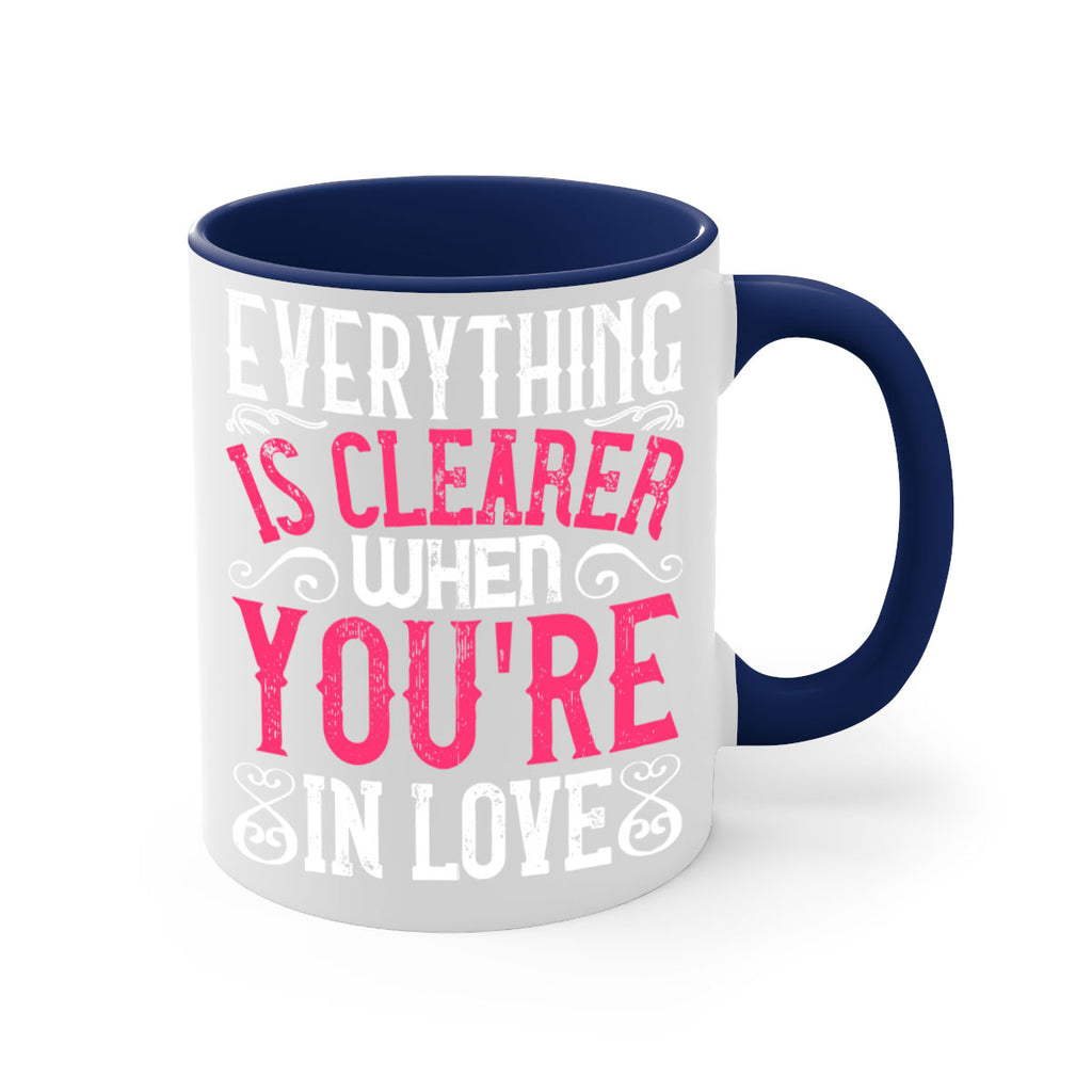 Everything is clearer when youre in love Style 48#- Dog-Mug / Coffee Cup