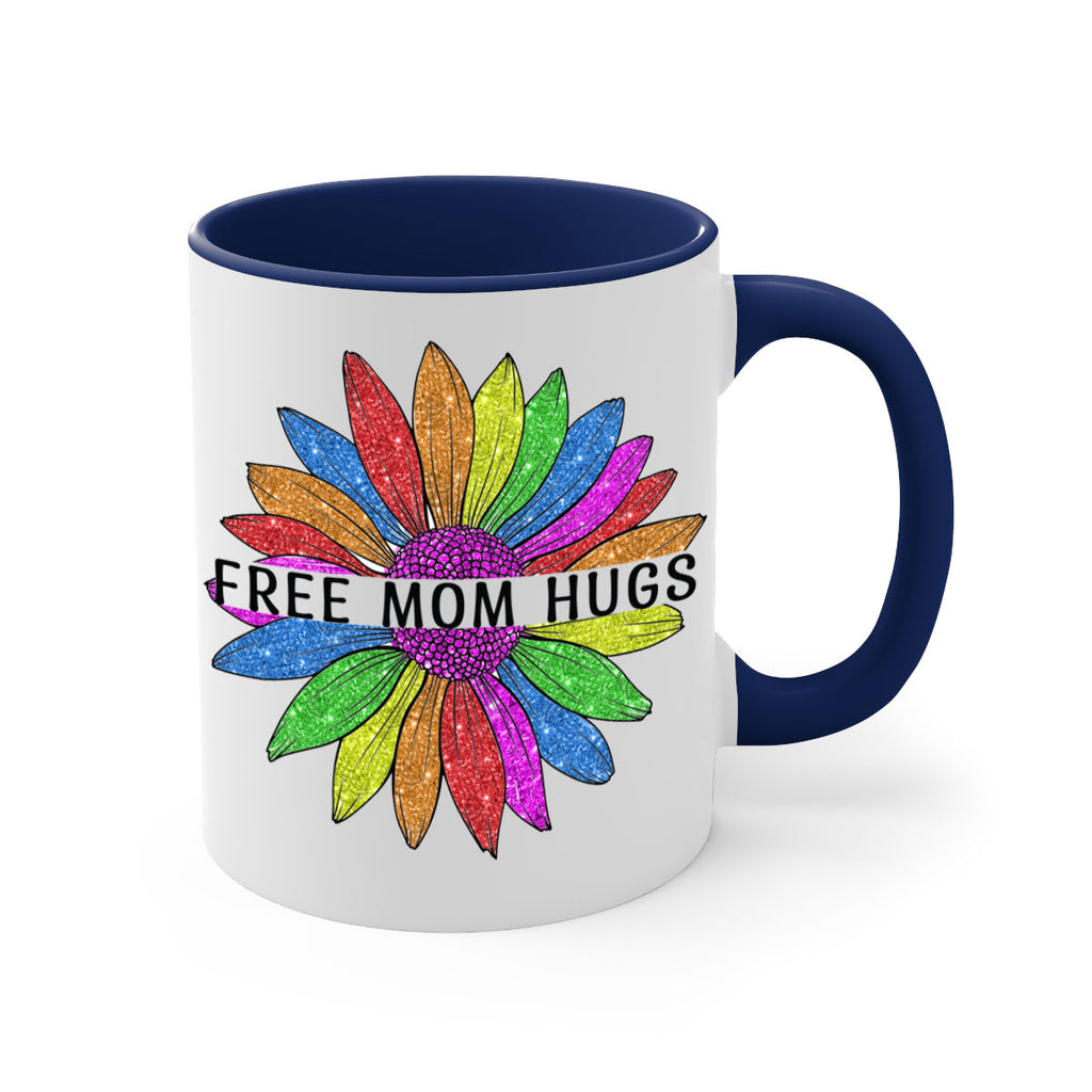 Free Mom Hugs Gay Pride Lgbt Flower 26#- lgbt-Mug / Coffee Cup