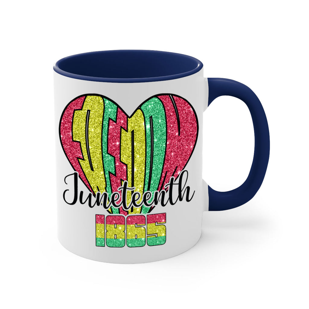 Juneteenth Since 1865 Heart 20#- juneteenth-Mug / Coffee Cup