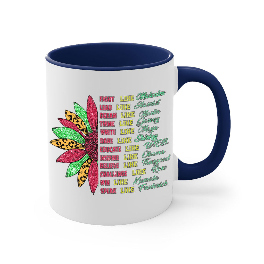 Juneteenth Sunflower Design 17#- juneteenth-Mug / Coffee Cup