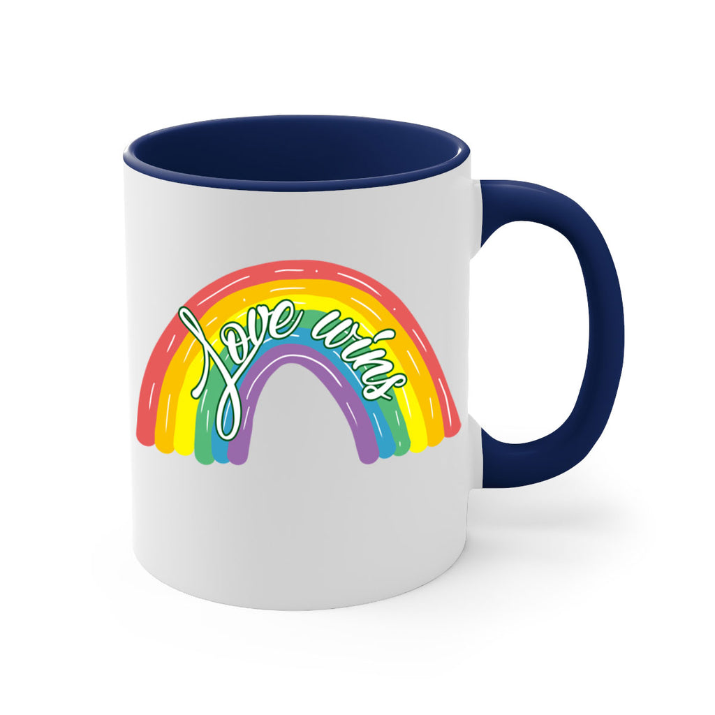 Love Wins Rainbow Lgbt Pride Png 28#- lgbt-Mug / Coffee Cup