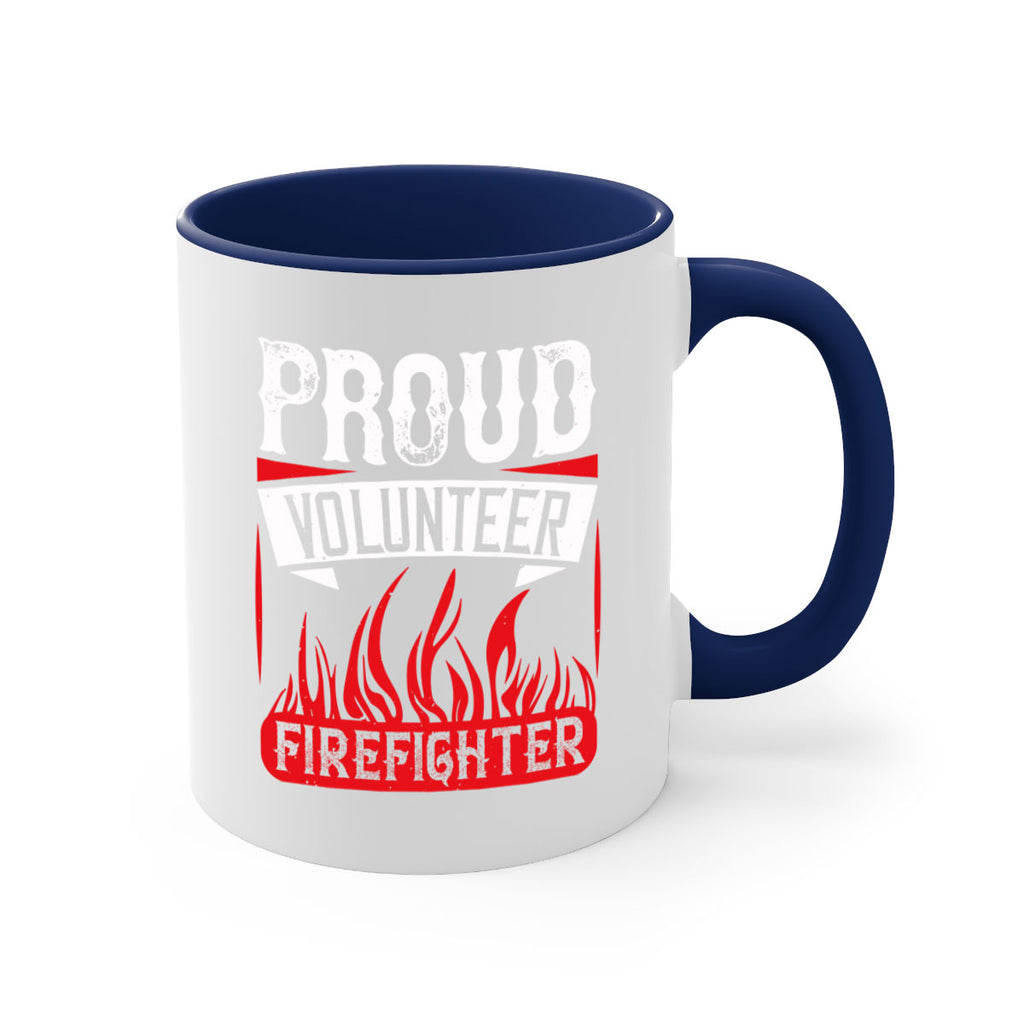 Proud Volunteer Firefighter Style 35#-Volunteer-Mug / Coffee Cup