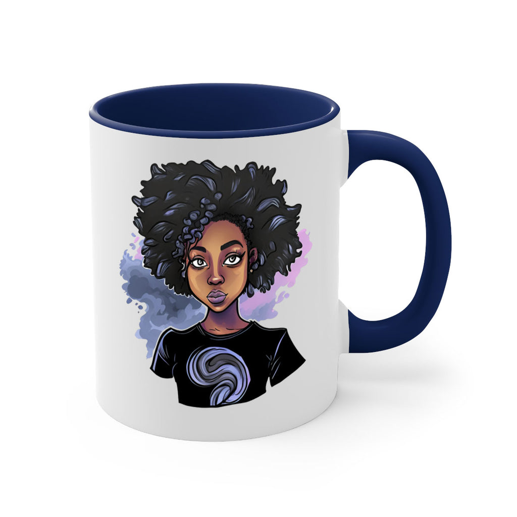 Sparkling Black Girl Design 1#- Black women - Girls-Mug / Coffee Cup